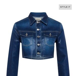 L'AGENCE Blue Jean Jacket